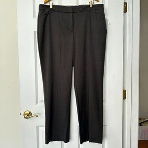 NWT Apt. 9 Mid Rise Trouser, Black Brdeye, 18W